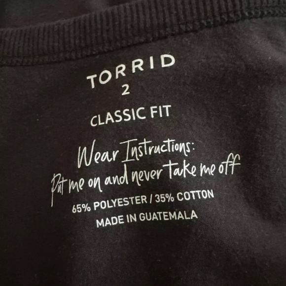 Torrid Classic Fit Black Sleeveless Ribbed Top - Picture 2 of 10